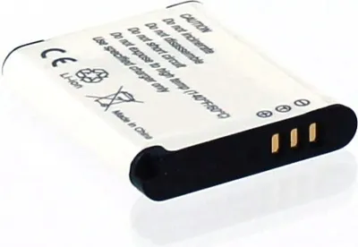 Produktbild von Akku für Panasonic LUMIX DMC-LF1W Li-Ion 3,7 Volt 600 mAh schwarz.