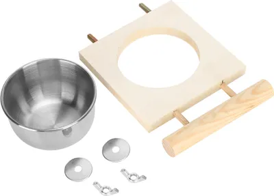 Produktbild von Papageienzufuhrschale Edelstahl Lebensmittel Wasserversorgungszubehör mit Stehsingle