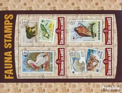 Produktbild von Briefmarken Salomoninseln 2016 Mi 3621-3624 Kleinbogen (kompl. Ausg.) postfrisch Fauna