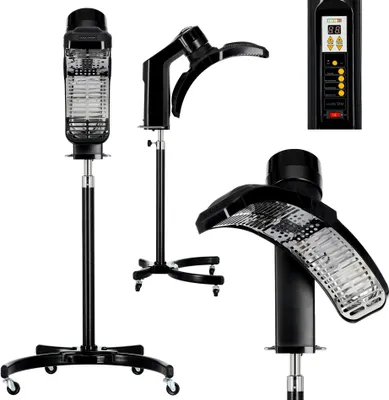 Produktbild von Infrazon Friseursalon Klimazon Jupiter zur Beschleunigung und Verstärkung von Haarpflegebehandlungen sowie zur Wiederherstellung von Färbung und Dauerwelle für den Salon.