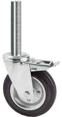 Zdjęcie produktu dla Kółko do rur Innocenti, art. 103BI AVO z hamulcem, 200 x 50 mm – nośność 205 kg