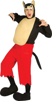 A person wearing a werewolf costume.