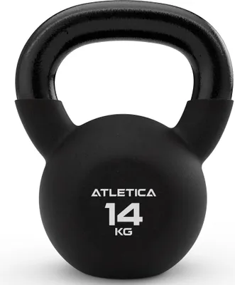 Produktbild von ATLETICA Kettlebell | 14kg | hochwertiger Look & Feel | doppelt Neopren beschichtet