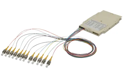Immagine prodotto di Digitus - Glasfaserkabelkiste - ST SM X 12 - weiß, RAL 9010 (A-96911-02-UPC)