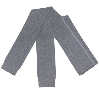 Produktbild von Kinder Leggings aus Baumwolle Einfarbig Grau Meliert Größe 110-116