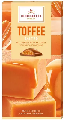 Produktbild von Niederegger Praliné Tafel Toffee Salted 100g