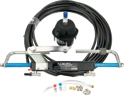 Zdjęcie produktu dla Hydraulisches Außenbordsteuersystem, geeignet für Schiffe bis zu 90PS, langlebige Konstruktion, benutzerfreundliche Installation, präzise Steuerung