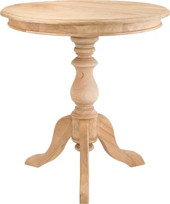 Produktbild von CLP Beistelltisch Wiva 70 cm aus Mindiholz Tischplatte rund Couchtisch natur
