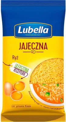 Zdjęcie produktu dla Lubella Jajeczna Makaron Ryż 250 G