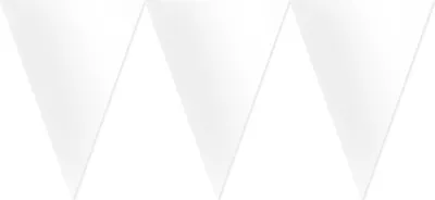 Produktbild von Amscan 120099-08-55, Fahnenbanner, Papier, Weiß, 4570 mm, 177 mm