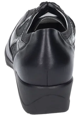 Produktbild von WALDLÄUFER Damen  Schnürschuhe bequem schwarz Gr. 71/2