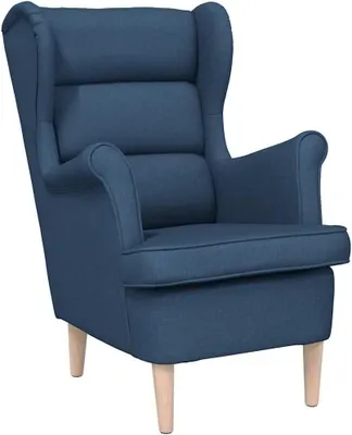 Produktbild von Blauer Sessel aus Stoff, 74x84x100 cm
