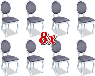 Immagine prodotto di Sala da pranzo Ristorante Design Sedie Set Gruppo Sedia Gruppo Cucina Nuovo 8x Sedie