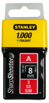 Obrázek produktu pro Stanley 1-TRA202T, Sada svorek, šroubů a hřebíků, 1000 kusů, 4 mm, TR40 TR150L, Krabice