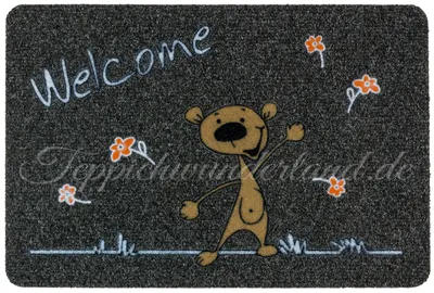 Produktbild von Astra - Türmatte 60 x 40 cm tanzender Bär