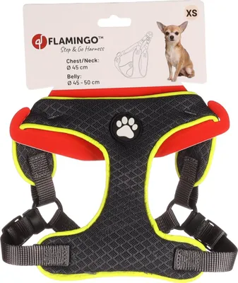 Zdjęcie produktu dla Uprząż Flamingo Step & Go Tasha, kolor szary, rozmiar: XS / szerokość: 12 mm