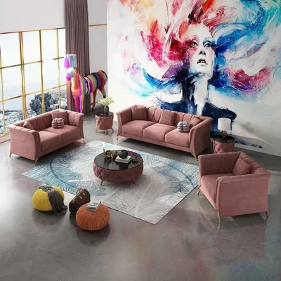 Obrázek produktu pro Sofagarnitur Designer Moderne Set Chesterfield JVmoebel