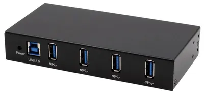 Produktbild von Exsys EX-11234HMS-2 USB 3.2 Gen 1 Hub - 3.2 1 - Hub - 4-Port