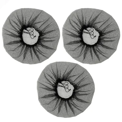 Produktbild von Ventilator Abdeckung 450mm 3 Stück, Schutzgitter für Industrieventilator und Bodenventilator,Kinder Fingerschutz, Staubschutz Netz, waschbar Polyester