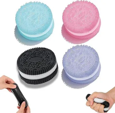 Produktbild von Silikon Stressball Set - 4 Stücke - Ultra Weich, Knirschbar für Erwachsene