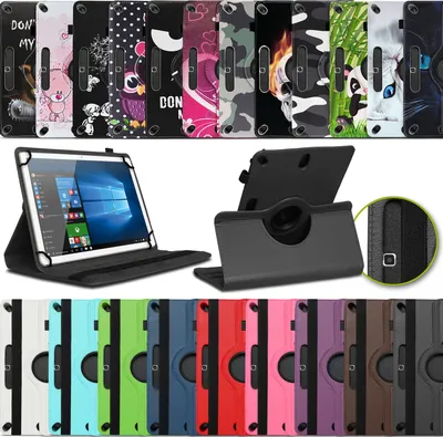 Produktbild von Tablet Schutzhülle für Tabwee Tablet T90 / W90 Tasche Hülle Case 360 Drehbar, Farben:Schwarz