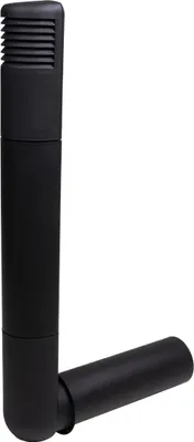 Produktbild von Vilpe - Lüftungsschacht - Ø125mm - Schwarz - Feuchtigkeitskontrolle