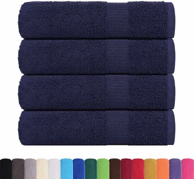 Immagine prodotto di Asciugamani FROGN 4 pz Blu Navy 50x100 cm 360 g/m²