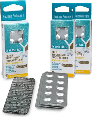 Produktbild von 3x Nachfüllpack für BAYROL Elektr. Pooltester II (210 Tabl.)