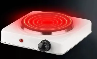 Produktbild von 1000W Kochplatte Elektrisch Tragbar Kochfeld Camping 5 Stufen Regelbar