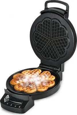 Image de Gaufrier forme coeur 1200w noir - Little Balance - 8382 -