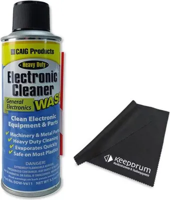 Produktbild von Caig DeoxIT Kontaktreiniger Spray DDW-V611 mit Mikrofasertuch