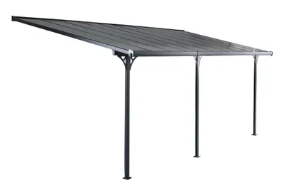 Obrázok produktu pre Hliníková pergola Rojaplast Bruce J 618 x 305 x 240/285 cm sivá