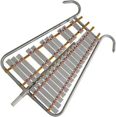 Produktbild von Glockenspiel 27-Töne - Aluminium, Silber, 45x62x8 cm