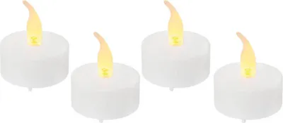 Produktbild von Teelichter Set LED Flackernd, mit Timer, 4X CR2032 3V inkl. 4-er Set,