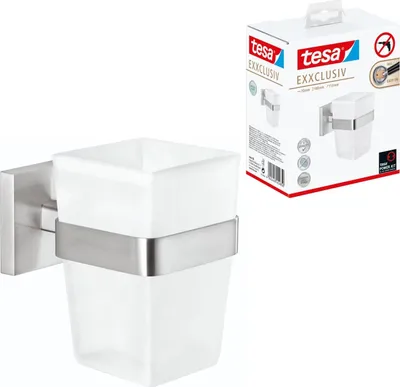 Obrázek produktu pro tesa Exxclusiv Zahnbürstenhalter inkl. Klebelösung