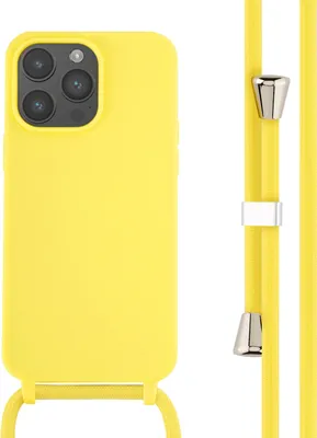 Produktbild von imoshion SilikonHülle mit Band iPhone 14 Pro Max - Gelb