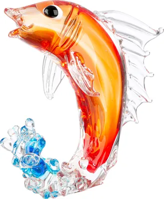 Produktbild von Casablanca by Gilde Figur Fisch Piscium rot H. 22 cm, 59382