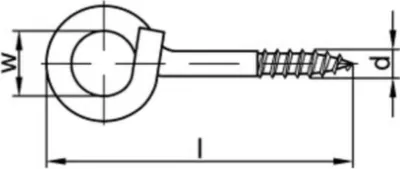 Produktbild von Reyher  Starke Deckenhaken Typ 18 8,2x100 Zn Zn 881440100082100 (20 Stück)