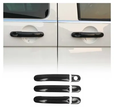 Produktbild von Türgriff Blende Türgriffkappen für VW Multivan 2003-2015 3Tür Kohlefaser 6x, KI-generiertes Bild