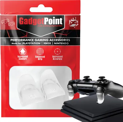 Obrázek produktu pro Spoušť ovladače pro PS4, PlayStation 4 - Tlačítka pro zastavení spouště - R2 - L2 - Výkonné herní příslušenství - Bílá