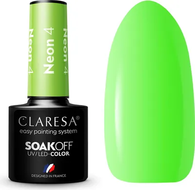 Obrázek produktu pro CLARESA Hybridní gel lak na nehty NEON 4 -5g