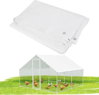Image de Izrielar Tissu PE Couverture de poulailler Imperméable pour support de volaille