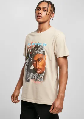 Zdjęcie produktu dla Męska koszulka Mr. Tee Tupac Retro Tee sand - L