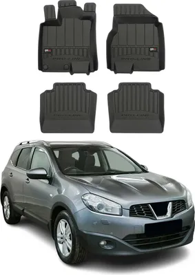 Immagine prodotto di 2008-2014 Nissan Qashqai +2 J10 Tappetini TPE Nero 4 pezzi