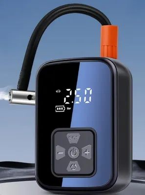 Produktbild von 4 in 1 Kabelloser Elektrische Luftpumpe,Tragbarer 150PSI Luftpumpe mit 4000-mAh-Akku,Reifendruckerkennung,voller Selbststopp ,für Autos, Basketball