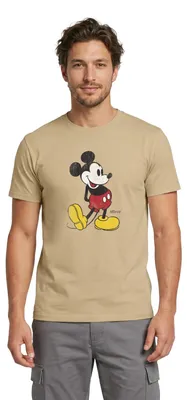 Produktbild von Mickey & Minnie Klassisch Männer T-Shirt, XXL, Sandbeige