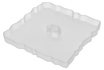 Silikonform Untersetzer 11,8 x 11,8 x 1 cm, 1 Stück
