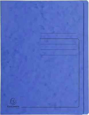 Obrázok produktu pre Exacompta 39992E 25 Exacompta Schnellhefter Karton blau DIN A4