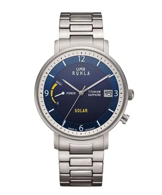 Produktbild von UMR Ruhla Herren Armbanduhr Solar 94103M Titan