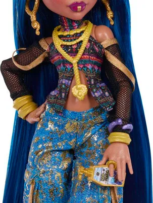 Image de Poupée Monster High Cléo, Avec Cobra, Inclut 7 Accessoires, JHK32